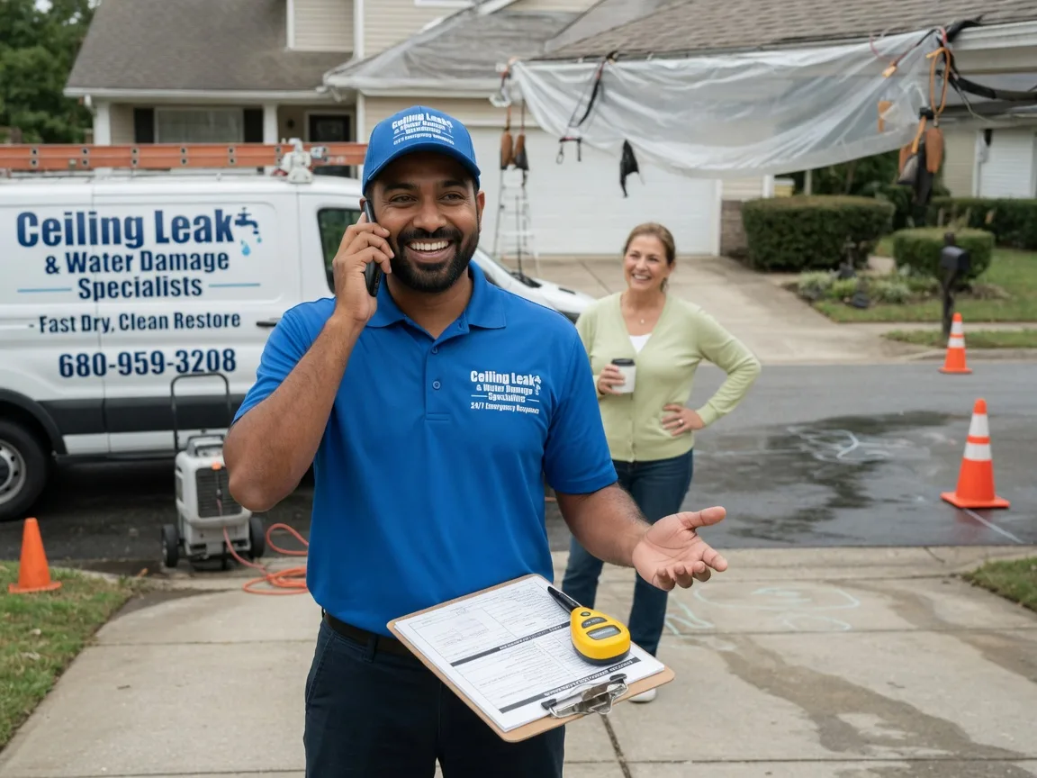 Ceiling Leak Cleanup Washington, IA FAQs